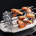 thumbnail image 2 of 1 Pce Machine à Brochettes en Acier Inoxydable pour Cage Grillée Barbecue Accessoires de Friteuse à Air Chaud, 2 of 5
