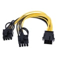 thumbnail image 1 of Cable Alimentación Divisor Puerto 6 Pines A Dual 8 (6 + 2) para Tarjetas Gráficas, 1 of 9