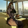 thumbnail image 3 of Medias de cuerpo completo para mujer, lencería ahuecada, medias de encaje, transparente, Sexy, red de pesca, disfraz sexual de muñeca, 3 of 4