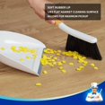 thumbnail image 4 of Dustpan and Brush Set, Portable Cleaning Brush and Dustpan Combo with  Handle, White, 1 Set, 4 of 7