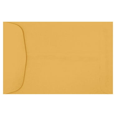 LUXPaper 4 5/8 x 6 3/4 Open End Envelopes, Brown Kraft, 50/Pack