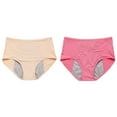thumbnail image 2 of YOTMKGDO Period Panties, Incontinence Underwear for Women, 2Pc Underwear for Women Leak Proof Cotton Overnight Menstrual Panties Briefs High Waisted Leak Proof, Sizes 8XL, 2 of 9