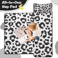 thumbnail image 4 of White and Black Of Leopard Print Toddler Nap Mats for Kids Preschool,Sleeping Mat Bag or Kids,Toddler Sleeping Bag,Toddler Nap Mat or Daycare, 4 of 6