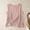Pink, variant on Linen Tank Tops for Women Comfy Summer Sleeveless Crewneck Gauze Shirts Casual Blouse Slim Fit Cami Crop Tops