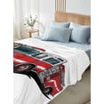 thumbnail image 4 of Red Fire Truck Twim Size Flat Sheet, Wrinkleproof & Fadeproof Cooling Flat Bed Sheet Only, Funny Cute Car Breathable Soft Bedding Top Sheets 66 x 96 Inches, 4 of 8