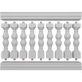 thumbnail image 5 of Ekena Millwork 40"H x 5'L Fiberthane Avalon Unassembled Balustrade Railing Kit, Style D (6 7/8" On-Center Spacing to Pass 4" Sphere Code), 5 of 6