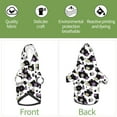 thumbnail image 5 of Bingfone Daisies Flowers Dog Clothes Hoodie, Pet Winter Coat,Puppy Sweatshirts for Small Dogs Boy Girl,Suitable for All Breeds-XX-Large, 5 of 6