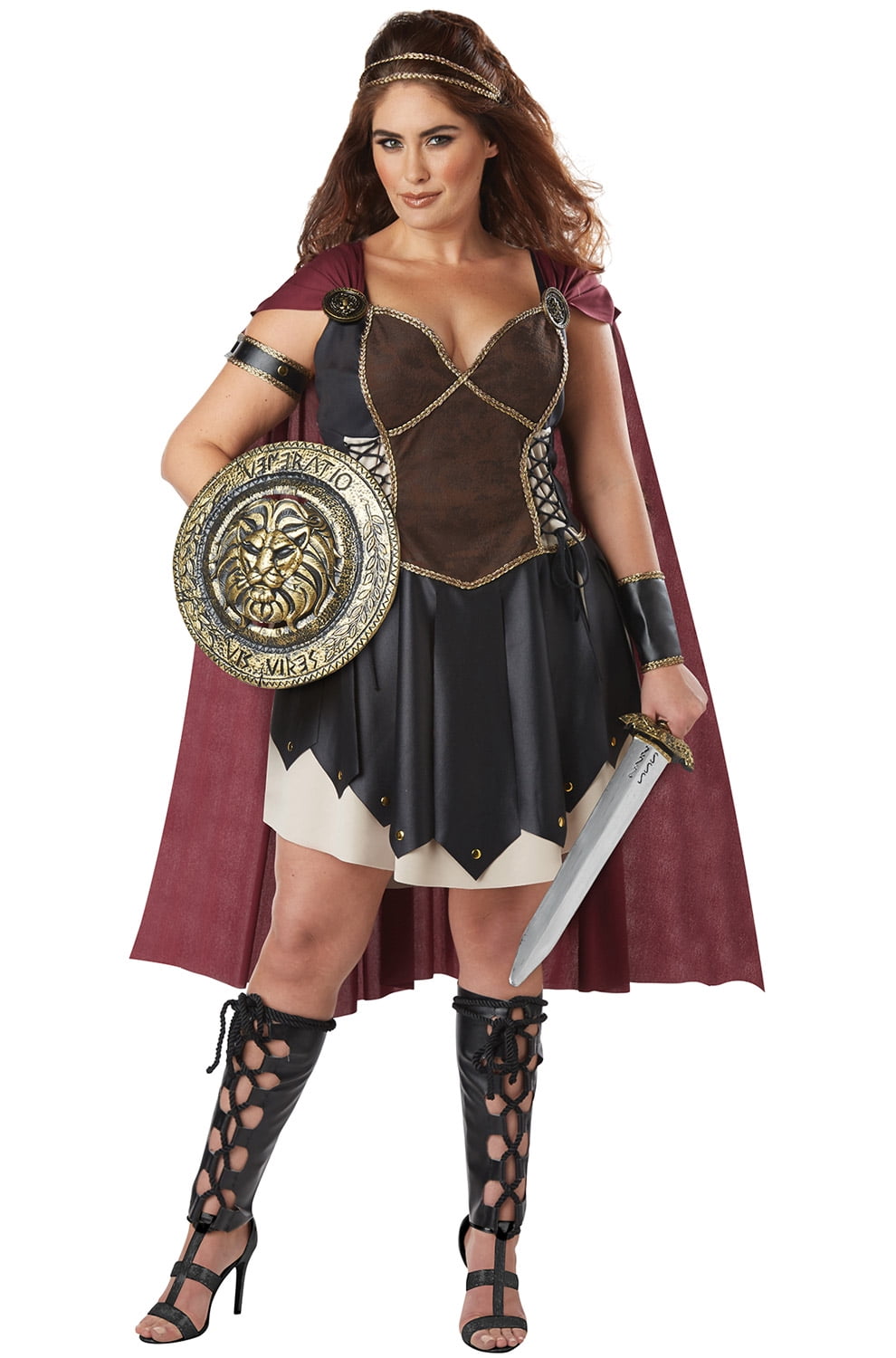 Buy Glorious Gladiator Plus Sized Adult Costume at Walmart.com.
