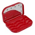 thumbnail image 1 of Miangastore Étui à Cils Rouge Plastique Lot de 1 4.3x2.8in, 1 of 9