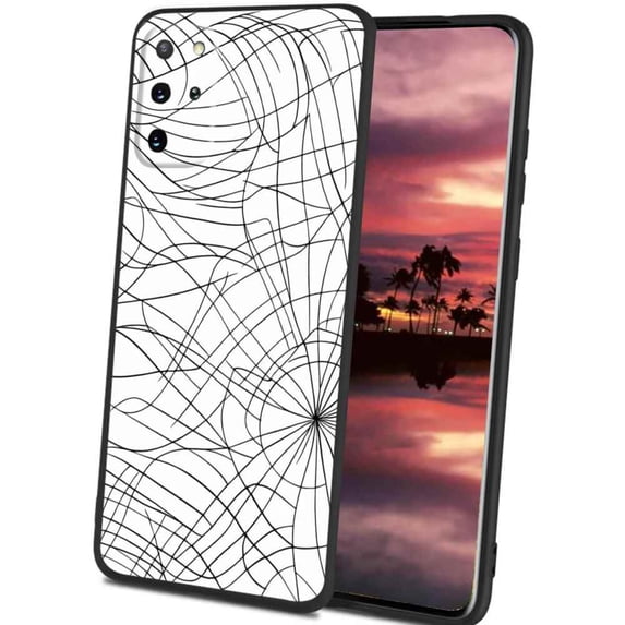 Lines Phone Case, Degined for Samsung Galaxy S20+ Plus Case Men Women, Flexible Silicone Shockproof Case for Samsung Galaxy S20+ Plus