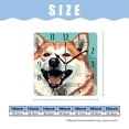 thumbnail image 2 of 16 Inch Wall Clock Battery Operated Square Clock Decorative for Office, Kitchen, Outdoor, Living Room，Grey Dog Creative, 2 of 4