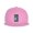 Pink, variant on Flat Bill Snapback Hats for Men Women Ribbon Flag Ovarian Cancer Awareness Hip Hop Style Plain Baseball Cap Navy Blue