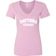 thumbnail image 3 of Inktastic Daytona Beach 1876 Women's V-Neck T-Shirt, 3 of 5