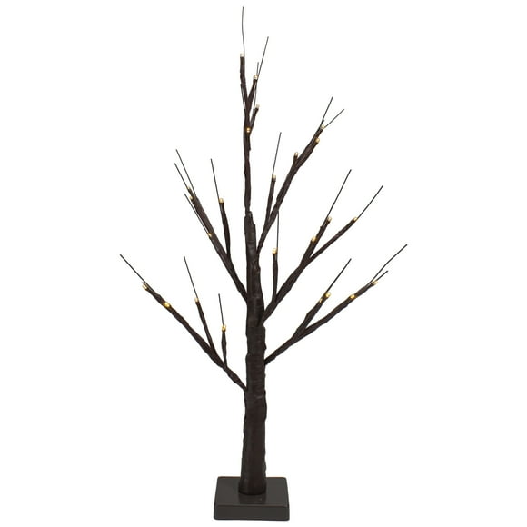 Northlight 24" Lighted Brown Twig Artificial Christmas Tree - Warm White LED Lights