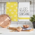 thumbnail image 5 of Hello Sunshine Kitchen Towels Summer Yellow Daisy Dish Towel 18 x 26 Inch for Seasonal Decoration Kitchen Bathroom Party Home Decorations Set of 2, 5 of 6