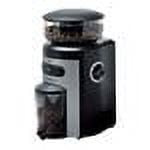 Espressione Conical Burr Coffee Grinder Black Silver