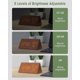 thumbnail image 3 of Wooden Digital Alarm Clock, Digital Clock with Snooze/Date/Temperature and Humidity- Brown, 3 of 5
