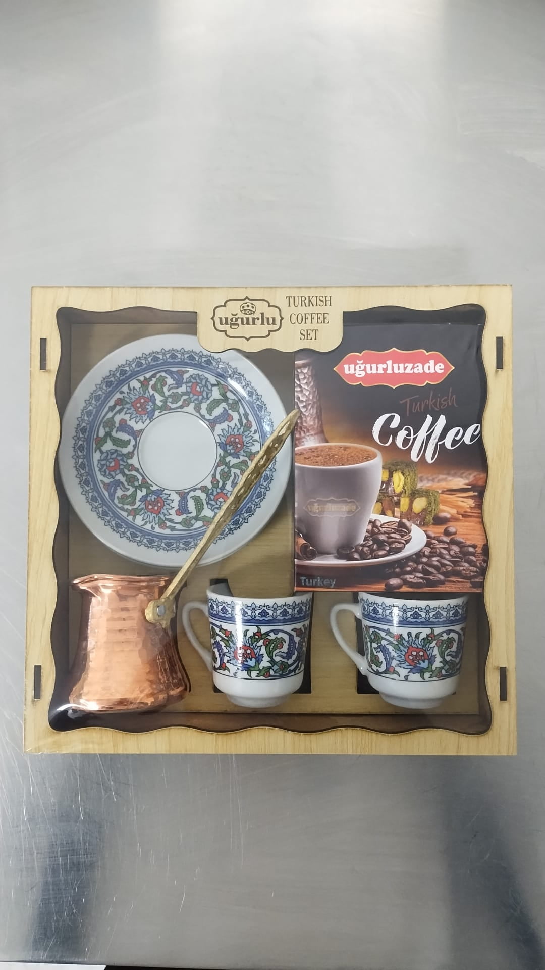Turkish Coffee Gift Set – Ugurluzade Coffee with Copper Pot
