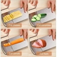 thumbnail image 5 of Stainless Steel Cheese Slicer Cutter - Multipurpose & Food with Blade, Board Accurate Size Scale for Cutting Butter Vegetables Sausage Herbs More Silver, 5 of 7