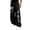 Black, variant on Mens Wide Leg Pants Versatile Casual Pants with Classic Fit Pants
