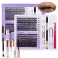 thumbnail image 1 of DIY Lash Extension Kit: Mixed Style Lash Clusters with Bond & Seal..., 1 of 26