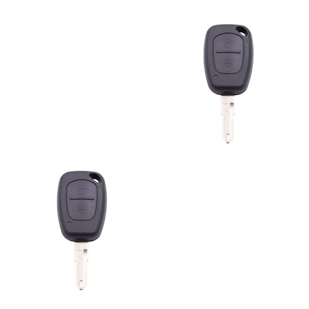 Speravity Mando a distancia para coche, reemplazo portátil, protector, desmontable, colgante, elegante, 2 teclas, funda para mando a distancia, Derecho 2piezas