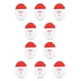 thumbnail image 2 of Injueey Vajilla pequeña de Feliz Navidad, cubertería, tenedor, cuchara, tapa, artesanía casera, decoración de mesa, decoración de Papá Noel Type1 NO1 Injueey CBP183268, 2 of 6