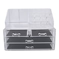 thumbnail image 2 of Caja de presentación de maquillaje, organizador de maquillaje, almacenamiento de cosméticos, estuche de maquillaje, organizador de maquillaje, diseño elevado, 2 of 8