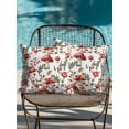 thumbnail image 4 of Outdoor Pillows Waterproof, Red Mushrooms Bedding Throw Pillows with Insert for Couch Sofa Bed, Maple Leaves Plants Country Botanical 16x16 Inch Pillowcases Decorative Camping Patio Pillow Set of 2, 4 of 8