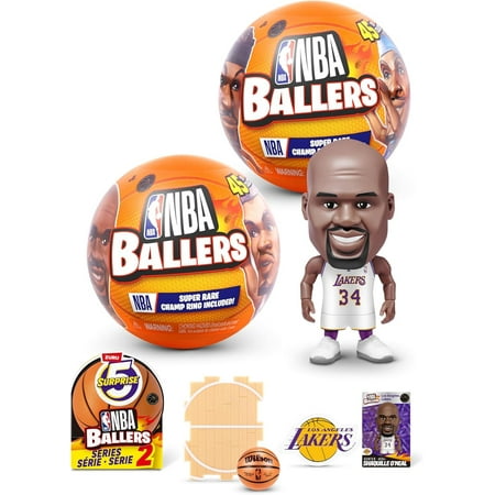 5 Surprise NBA Ballers Series 2 LOT of 2 Mystery Packs