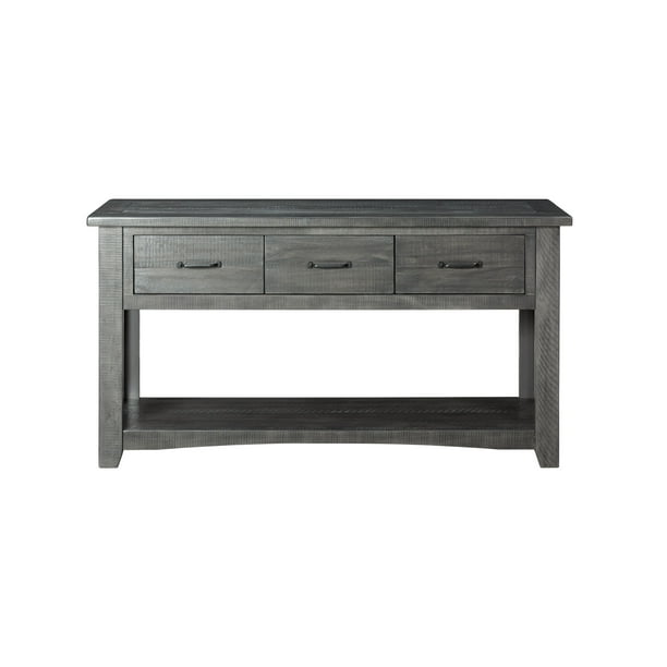 Martin Svensson Home Rustic Collection Sofa Console Table Grey Com Martin Svensson Home Rustic Collection, Grey Rustic Console Table
