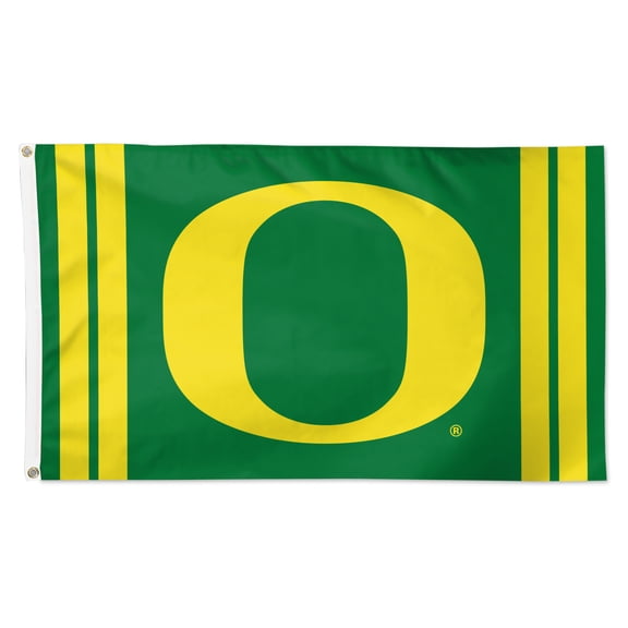 WinCraft Oregon Ducks 3' x 5' Vertical Stripe Deluxe Single-Sided Flag