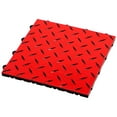 thumbnail image 3 of FlooringInc Nitro Pro Garage Tiles, Diamond, 80 Pack, 80 Sq/Ft. Victory Red/Black, 3 of 8
