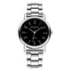 thumbnail image 3 of Reloj informal de cuarzo para hombre, correa de acero, blanco resistente al agua, 3 of 4