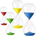 thumbnail image 1 of Cronómetros de Arena Clásicos GlassEssentials 4Pzas 1X5min Rojo 1X15min Verde 1X30min Amarillo1X60min Azul Borosilicato/, 1 of 1