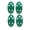 Green, variant on Purple 4 Pack Easter Egg Cutlery Pouch In Purple Silverware Pocket Festive Table Decor Cutlery Storage Bag Table Setting Supplies