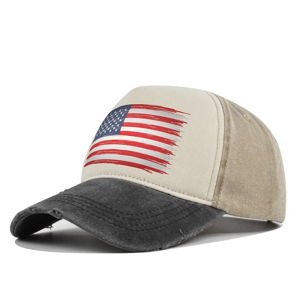 Unisex USA Baseball Cap Fashion Retro Baseball Cap Funny Print Adjustable Peaked Cap Outdoor Sports Couple Hats Adjustable Curved Brim Hats Sun