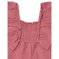 thumbnail image 2 of Modern Moments by Gerber Toddler Girl Flutter Romper with Smocking, Sizes 12 Months - 5T, 2 of 8