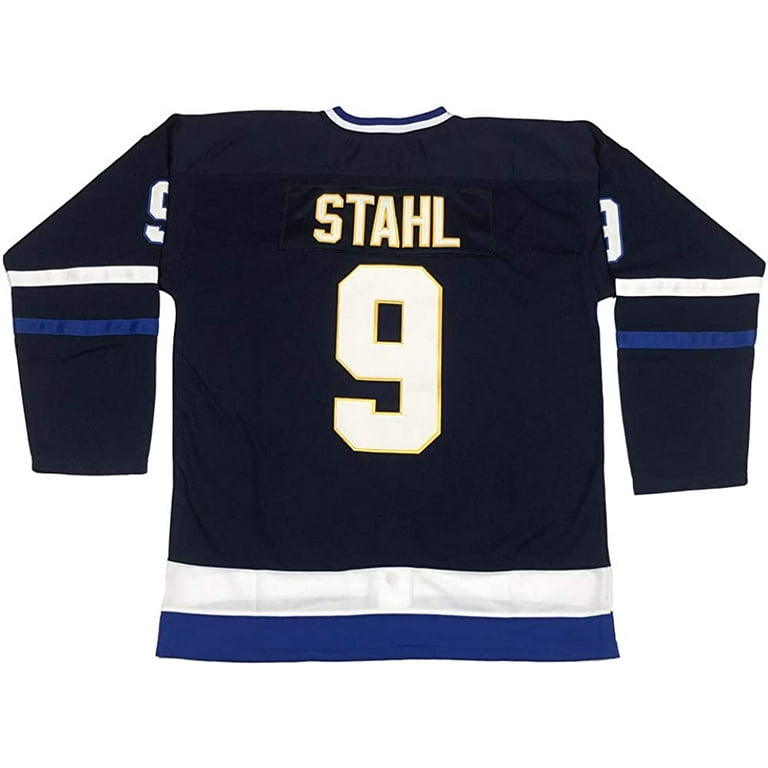 Movie Mighty Ducks Gunner Stahl 9 Team Island Hockey Jersey 