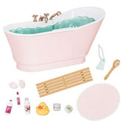 Our Generation by Battat- Bath & Bubbles Deluxe Set for 18" Dolls- Toy, Doll & Accessories for 18" Dolls- Ages 3 Years & Up