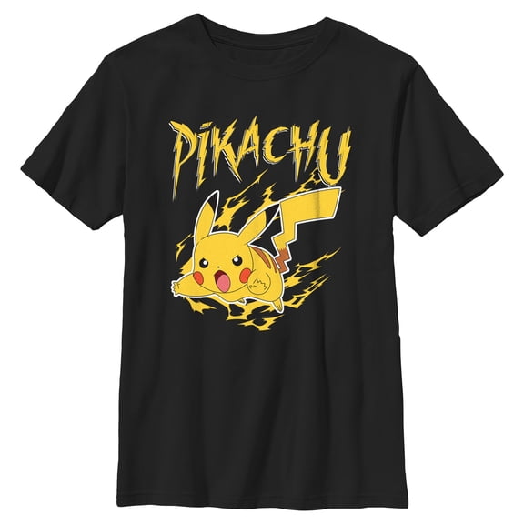 Boys Pokemon Pikachu Electric Pose T Shirt