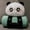 A001Color A, variant on panda mascot plush blanket, cartoon panda decor pillow blanket, 1pc soft fleece throw blanket for napping travel sofa couch, 39.4in x 66.9in cute animal themed cozy blanket for kids and adults