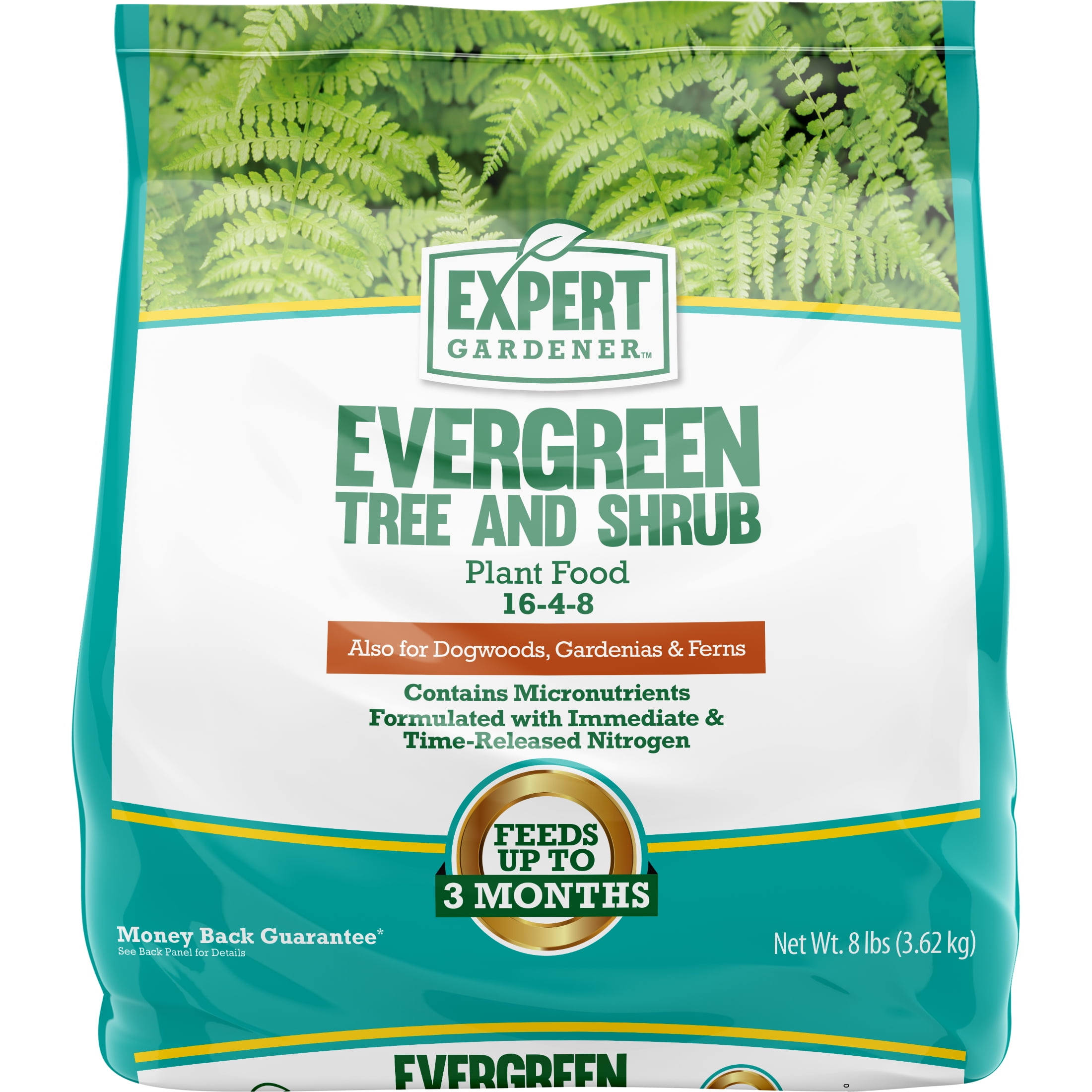 Expert Gardener Evergreen Tree & Shrub Plant Food Fertilizer 1648, 8 lb.