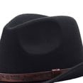 thumbnail image 5 of Classic Western Cowboy Hat Hat Ethnic Hat For Boys And Girls With Upturned Brim Kids Sun Hat Adjustable Boys Girls Beach Bucket Hat UPF 50+ Wide Brim Foldable Summer Cap Swim Fishing Safari, 5 of 7