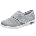 thumbnail image 4 of Zapatos ortopédicos senil informales para mujer, pies anchos, hinchados, ajuste de eversión del pulgar, zapatos para caminar suaves y cómodos para diabéticos, 4 of 5