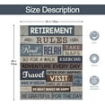 thumbnail image 4 of XZYG Best Retirement Blanket Coworker Leaving Gift(50*60inch), 4 of 6