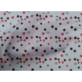 thumbnail image 4 of oneOone Cotton Cambric Light Grayish Blue Fabric Cartoon Face & Polka Dot Sewing Fabric By The Yard Printed Diy Clothing Sewing Supplies 56 Inch Wide, 4 of 4