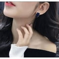 thumbnail image 3 of Clip on 3/4" bent gold square earrings in a variety of colors- 1 pair, 3 of 7