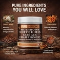 thumbnail image 3 of PureShrooms Instant Mushroom Coffee - Organic Lion’s Mane, Reishi & Cordyceps - Focus, Stress, Energy & Immunity, Herbal Substitute, Keto Friendly (100 Grams, 50 Servings), 3 of 10