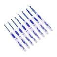thumbnail image 2 of GOOHOCHY Blue Crochet Hook Set with 16 Pieces Made of Metal for Home Weaving Supplies Storage Bag Included, 2 of 8